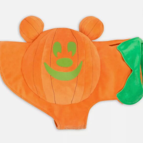 Disney Parks Mickey jack o' lantern Pumpkin Glow in The Dark Costume Pets Small - Picture 3 of 5